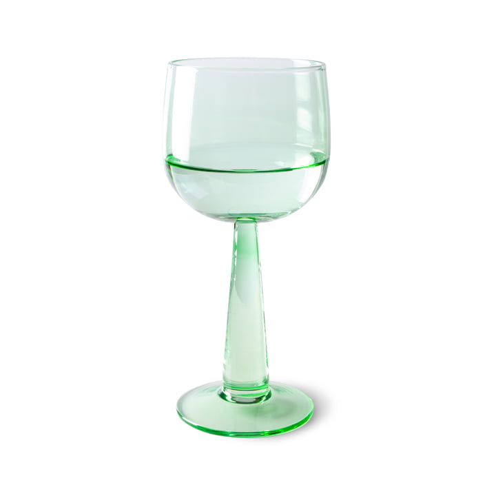 Emeralds Verre à vin de HKliving dans la couleur fern green