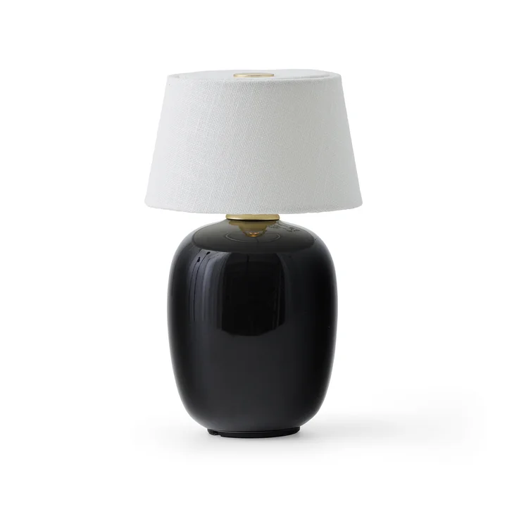 Torso Lampe à accu, Ø 11,7 cm, noir de Audo
