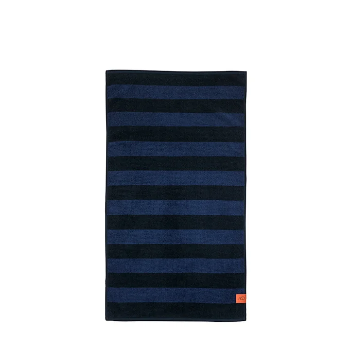 Aros Serviette 50 x 90 cm de Mette Ditmer en midnight blue