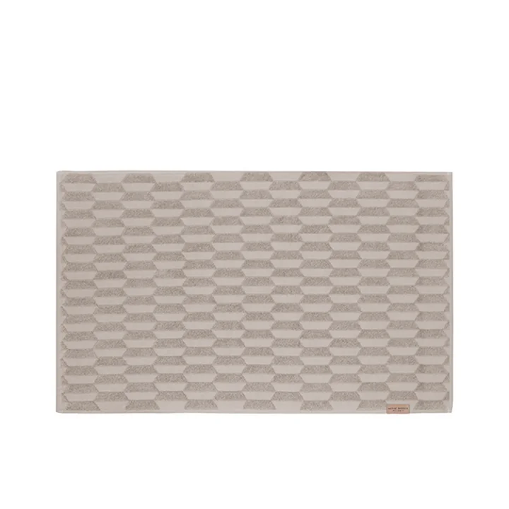 Geo Tapis de salle de bain 50 x 80 cm de Mette Ditmer en sable