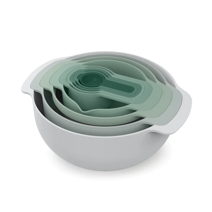 Nest 9 Plus Set de cuisine de Joseph Joseph en sauge