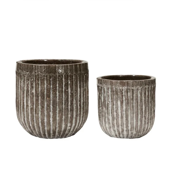 Pharao Pot de plantes de House Doctor dans la couleur marron antique