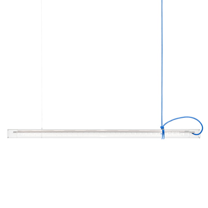 Le luminaire suspendu à Tubular LED, blanc / bleu de Ingo Maurer