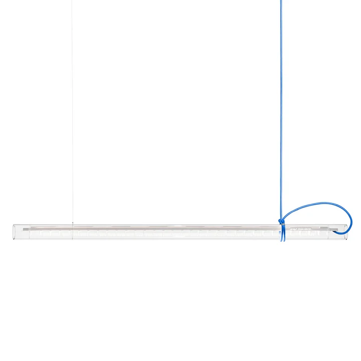 Le luminaire suspendu à Tubular LED, blanc / bleu de Ingo Maurer