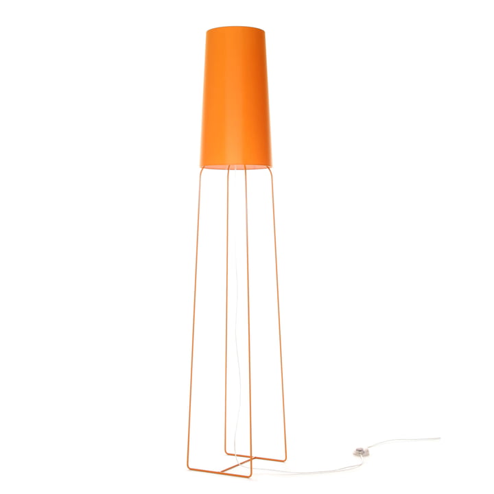 Lampadaire Slimsophie avec gradateur à LED de frauMaier en orange