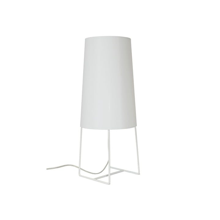 Mini lampe de table Sophie gradateur LED par frauMaier en blanc