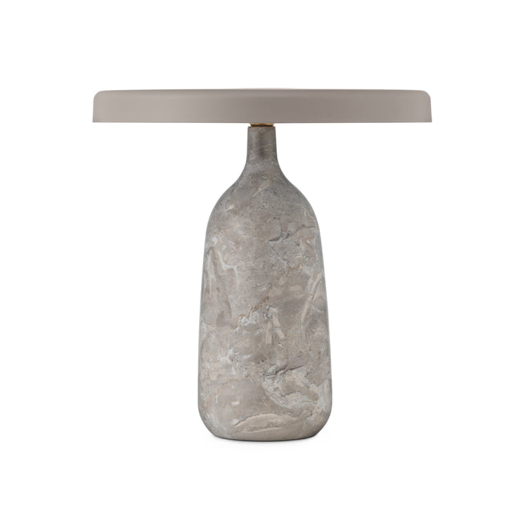 Lampe de table LED Eddy de Normann Copenhagen en marbre gris