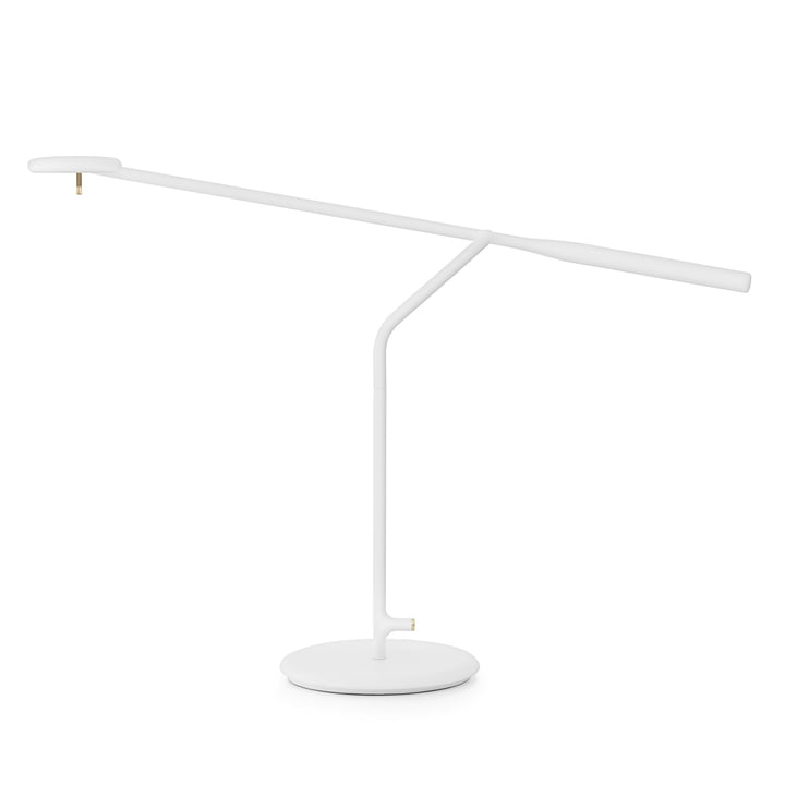 Lampe de table Flow de Normann Copenhagen en blanc