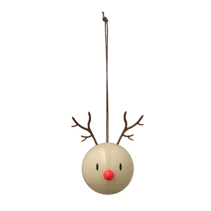 Décoration de renne de Hoptimist en brun (lot de 2)