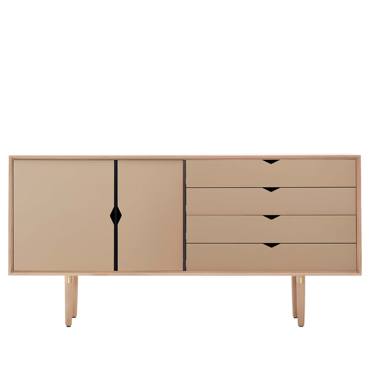 S6 Sideboard de Andersen Furniture en chêne savonné / façades kashmir