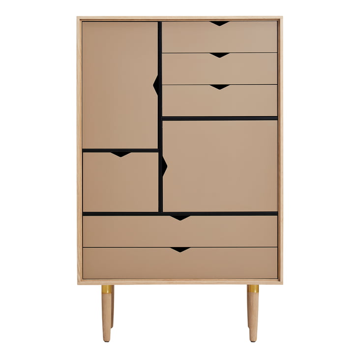 S5 Commode de Andersen Furniture en chêne savonné / façades kashmir
