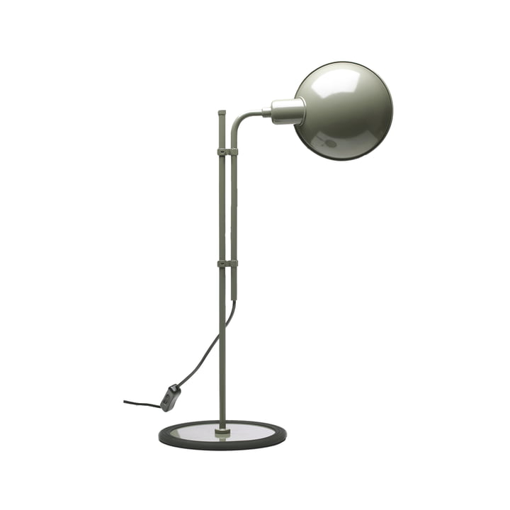Funiculí Lampe de table S, H 50,3 cm de marset en gris mousse