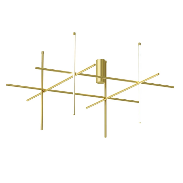 Coordinates C4 Lampe LED suspendue, anodisée champagne de Flos