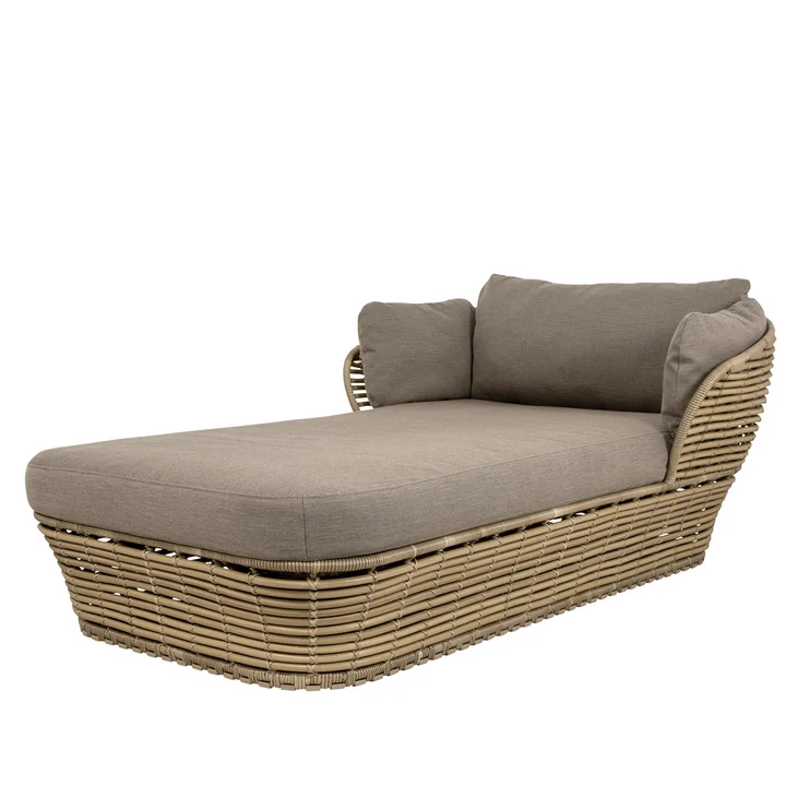 Basket Outdoor Daybed de Cane-line en version nature