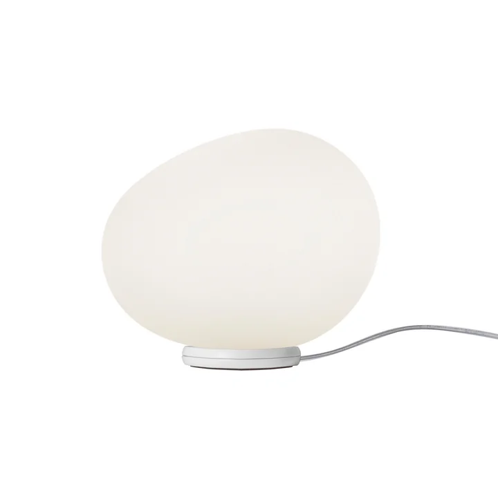 Gregg Lampe de table R1, piccola, blanc de Foscarini