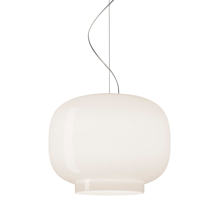 Chouchin 1 Suspension LED, dimmable, Ø 40 x H 31 cm, blanc de Foscarini