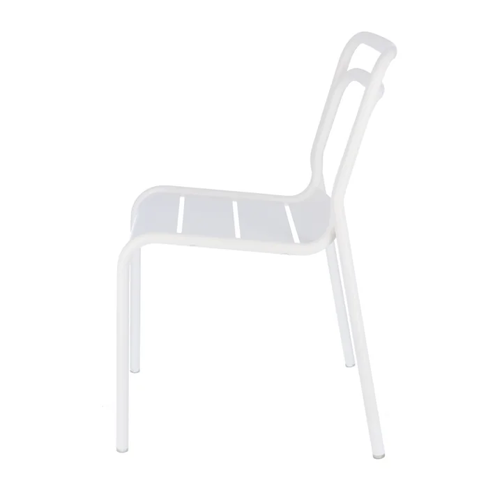 Live Outdoor Chaise de Jan Kurtz en blanc