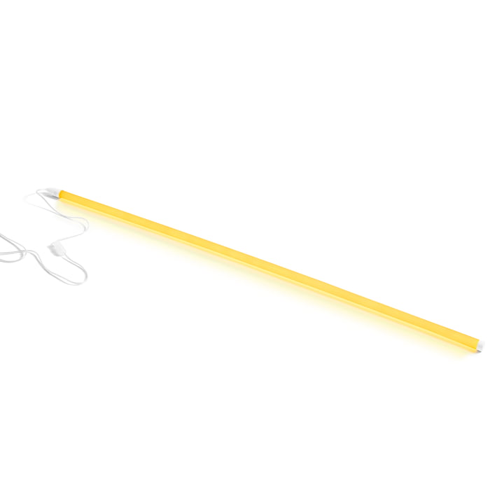 Bâton lumineux Neon LED, Ø 2,5 x 150 cm, jaune de Hay.