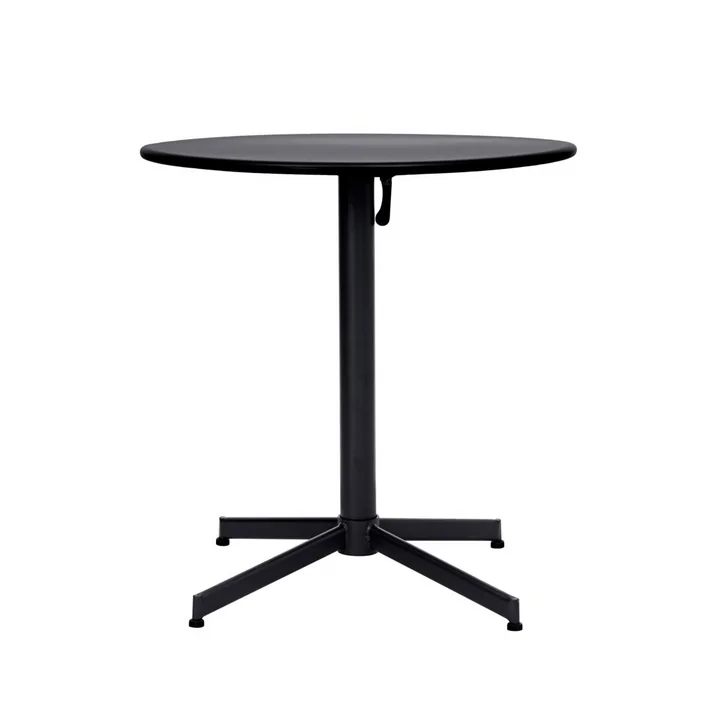 House Doctor - Helo Table de bistrot Outdoor, Ø 70, noir
