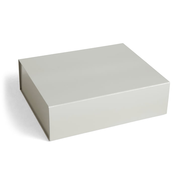 Colour Boîte de rangement magnétique L de Hay dans la couleur grise
