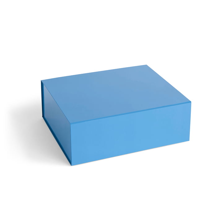 Colour Boîte de rangement magnétique M de Hay dans la couleur sky blue