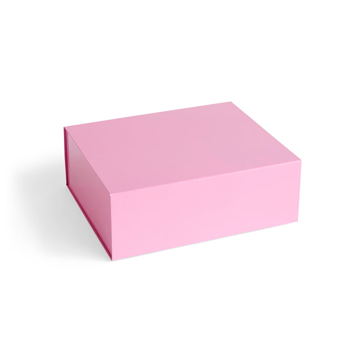 Colour Boîte de rangement magnétique M de Hay dans la couleur rose