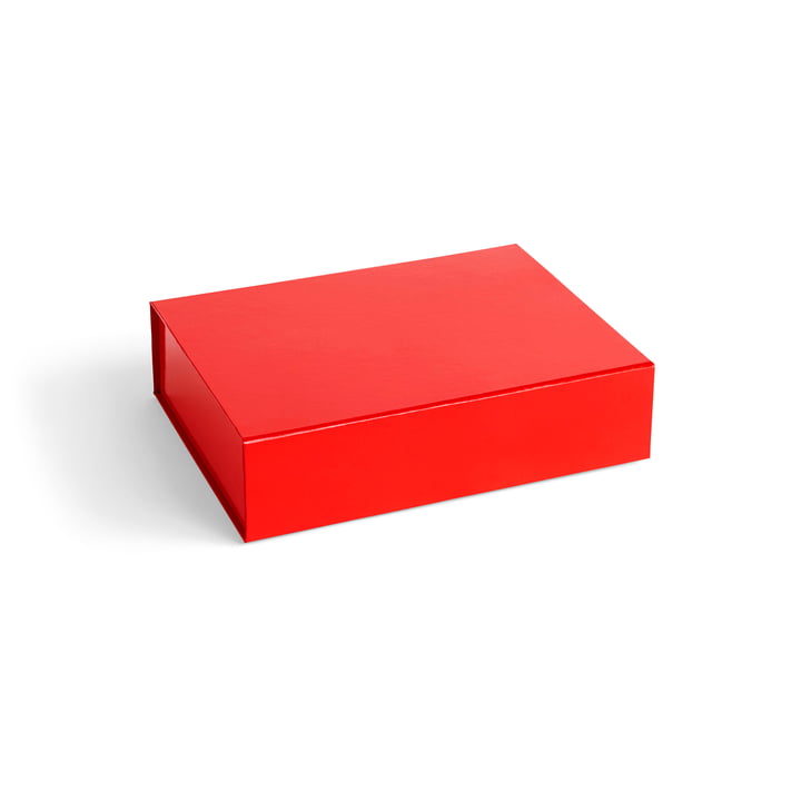 Colour Boîte de rangement magnétique S de Hay dans la couleur vibrant red