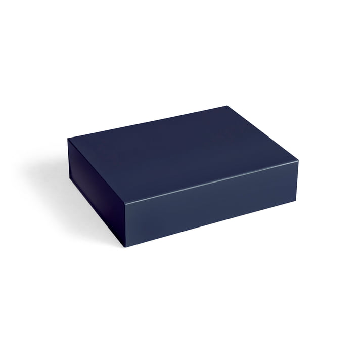 Colour Boîte de rangement magnétique S de Hay dans la couleur midnight blue