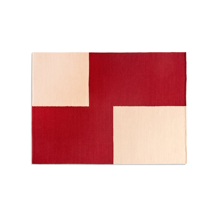 Ethan Cook Flat Works Tapis de Hay dans la couleur red offset