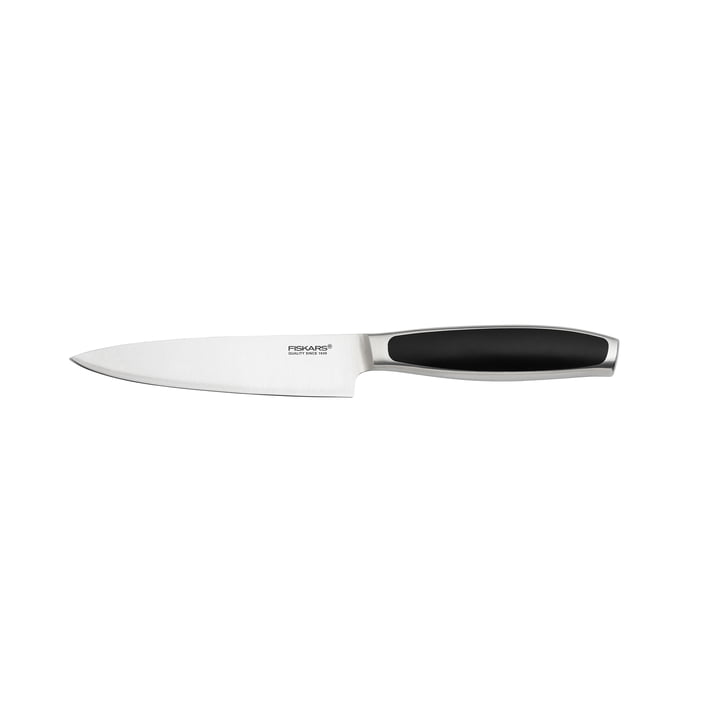 Royal Couteau à légumes 12 cm de Fiskars en acier inoxydable / noir