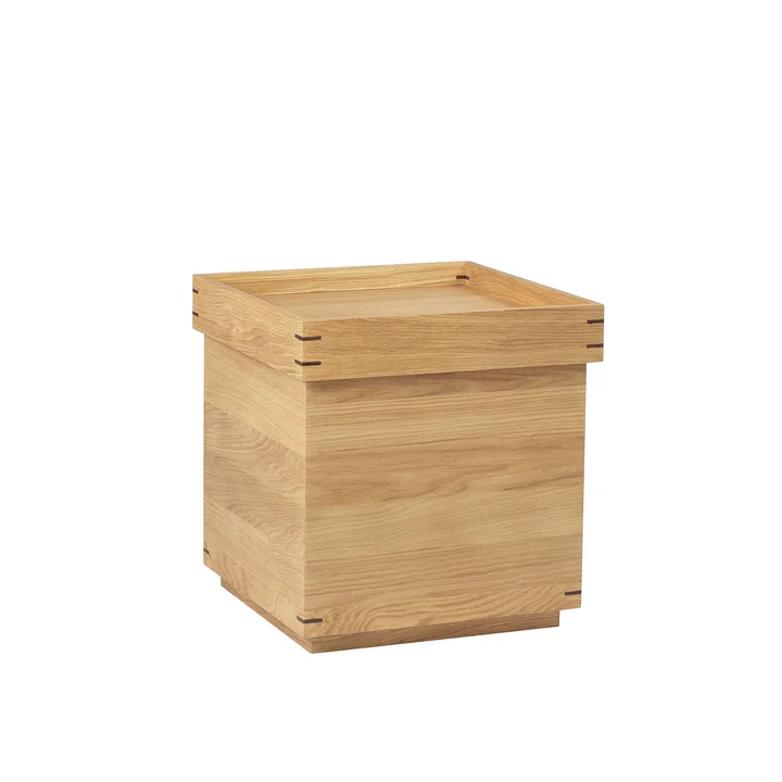 Japanese Tray Table S de Kristina Dam Studio en chêne huilé (foncé)