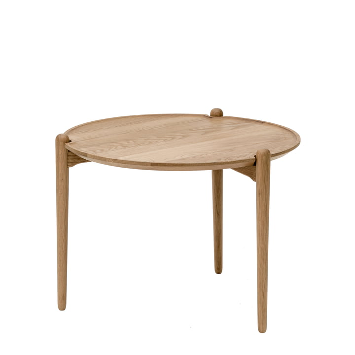 Aria Table d'appoint haute, Ø 60 x 46 cm, chêne de Design House Stockholm