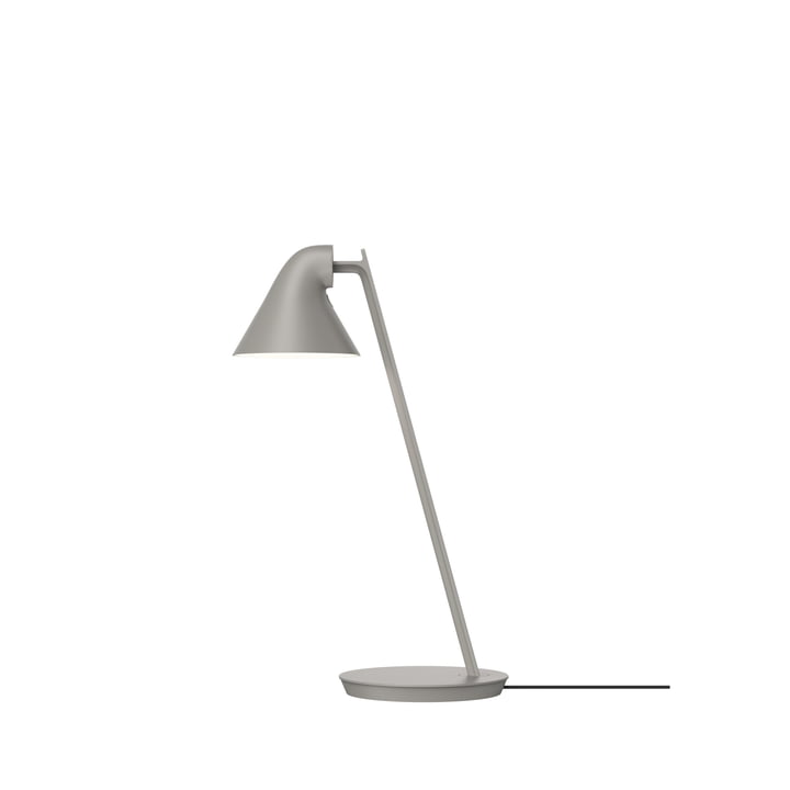 NJP Mini Lampe de table LED, gris clair de Louis Poulsen