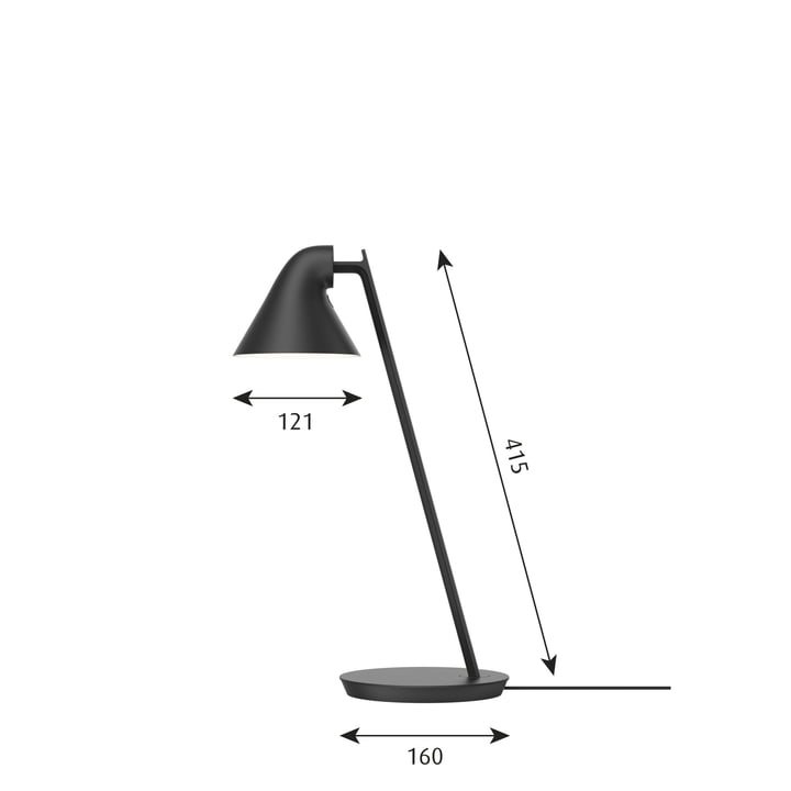 NJP Mini Lampe de table LED de Louis Poulsen