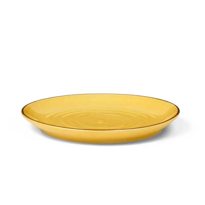 Colore Assiette Ø 19 cm en jaune safran de Kähler Design