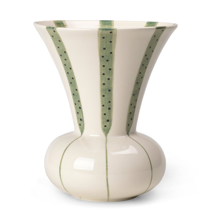 Signature Vase H 20 cm de Kähler Design en vert