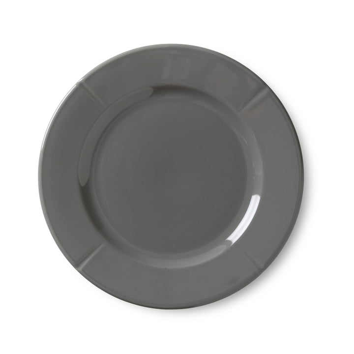 Assiette Grand Cru en porcelaine de Rosendahl dans la couleur ash grey