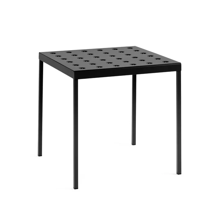 Balcony Table de salle à manger, 75 x 76 cm, anthracite de HAY
