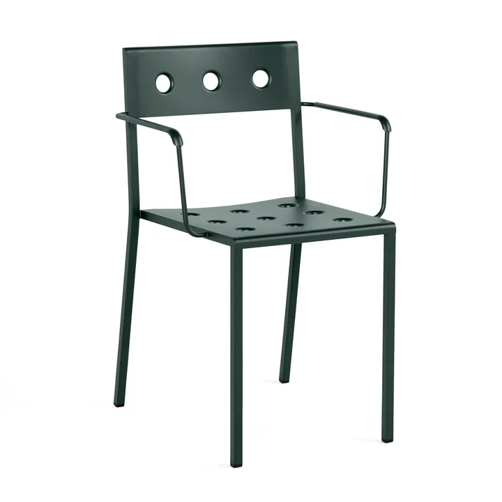 Balcony Chaise avec accoudoirs, dark forest de HAY