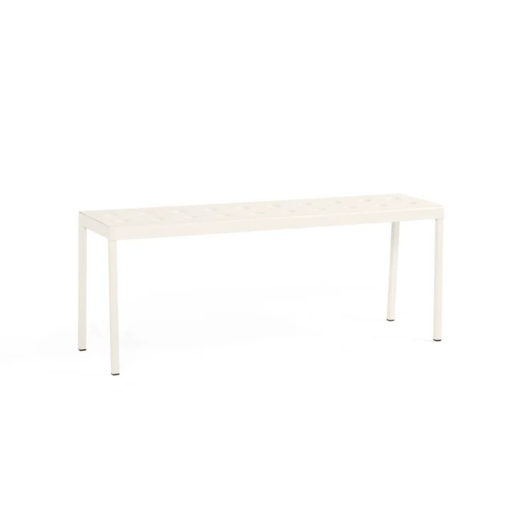 Balcony Banc, L 119,5 cm, chalk beige de HAY