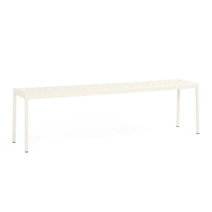 Balcony Banc, L 165,5 cm, chalk beige de HAY