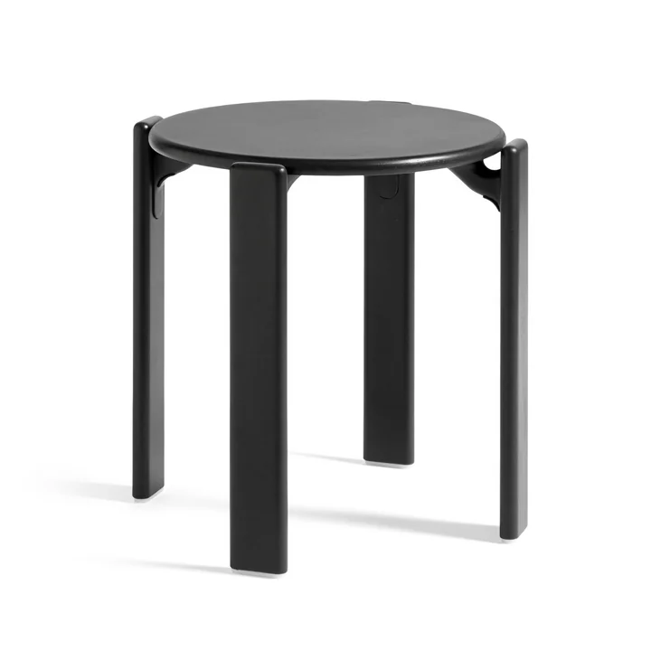 Rey Tabouret, deep black de HAY