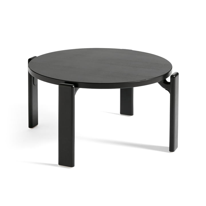 Rey Table d'appoint, Ø 66,5 cm, deep black de Hay