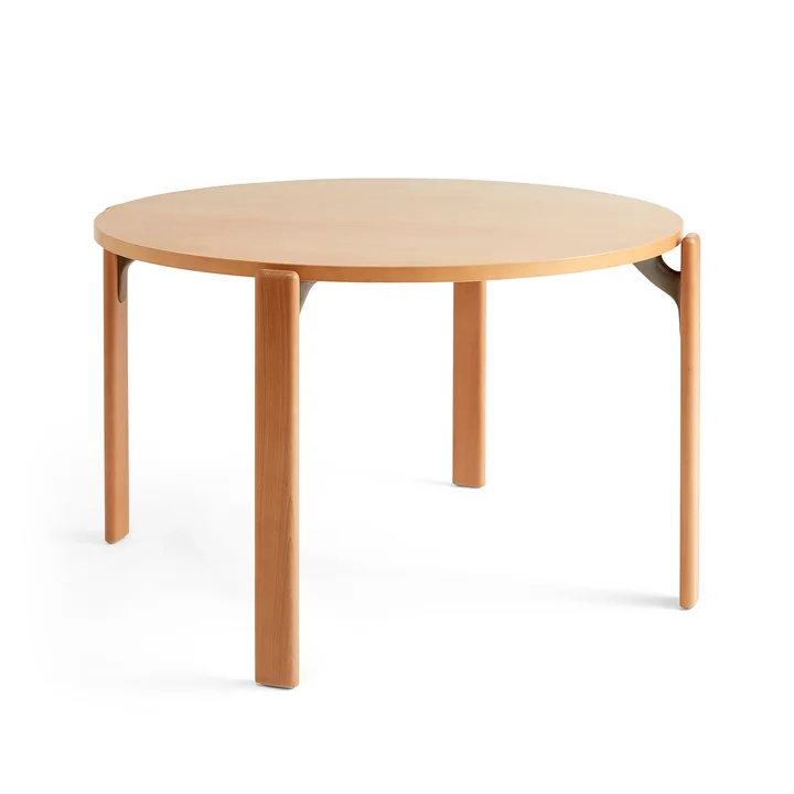 Rey Table de salle à manger, Ø 128,5 cm, hêtre naturel de HAY