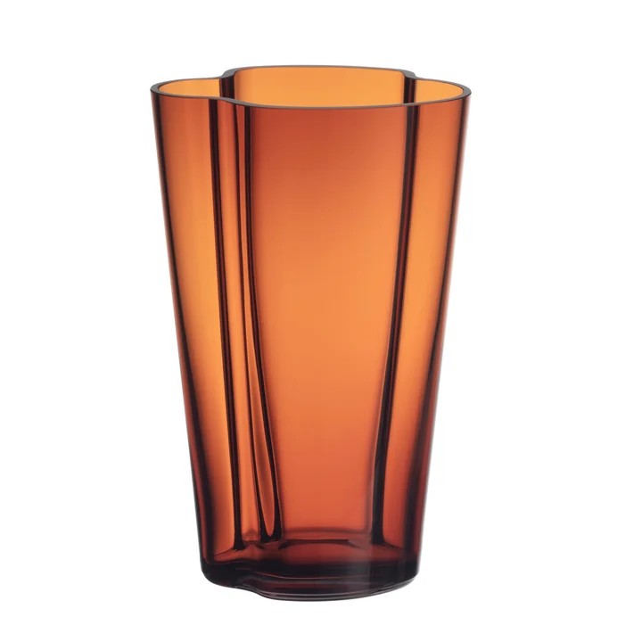Aalto Vase Finlandia 220 mm, cuivre de Iittala