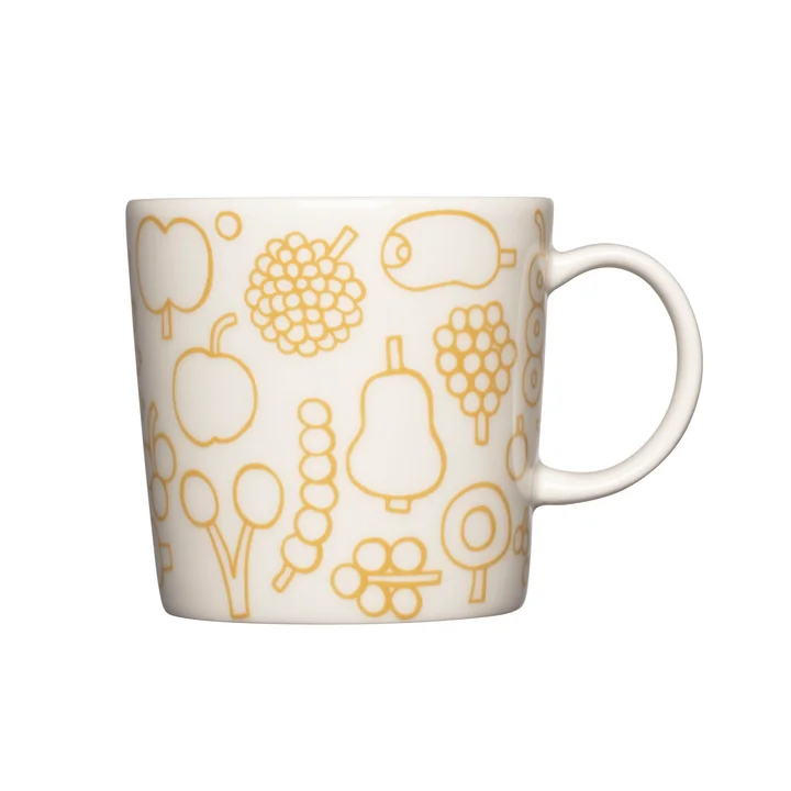 Oiva Toikka Gobelet avec anse 0,3 l, Frutta jaune de Iittala