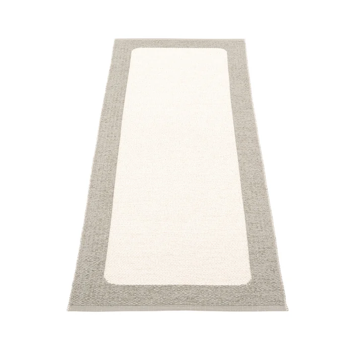 Ilda Tapis réversible, 70 x 180 cm, warm grey / vanilla de Pappelina