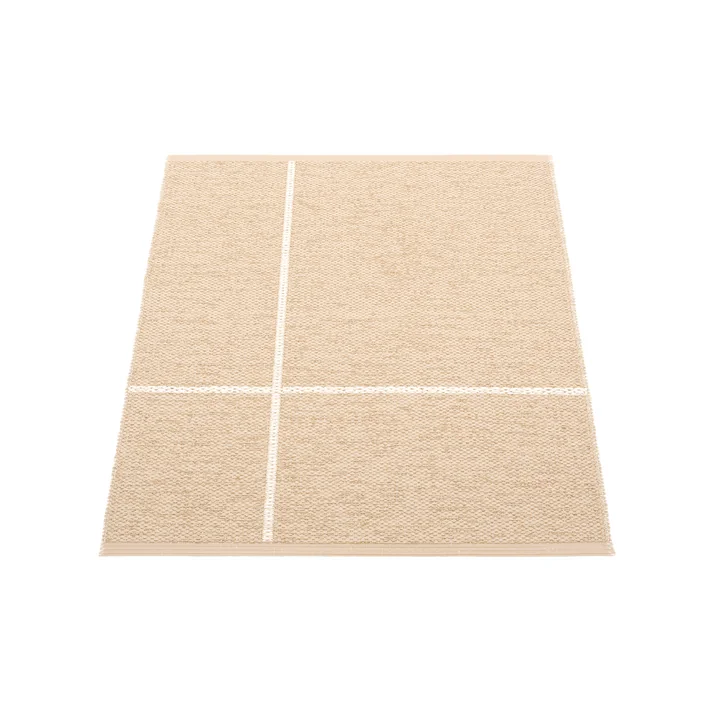 Fred Tapis réversible, 70 x 90 cm, beige / vanille de Pappelina