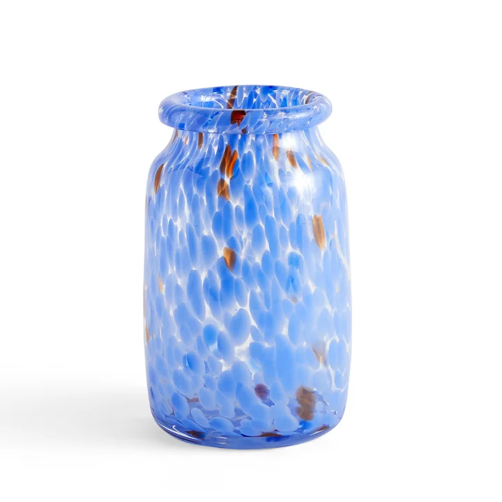 Splash Vase M, Ø 14,3 x H 22,2 cm, blue de HAY