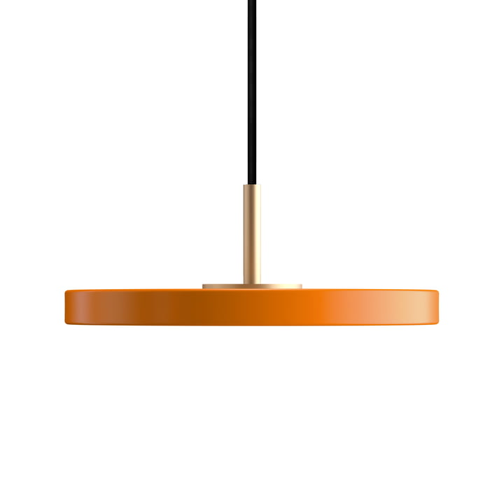 Asteria Micro lampe LED suspendue en laiton / orange de Umage